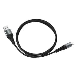 Кабель Hoco X38 Cool USB - Lightning 1 метр черный