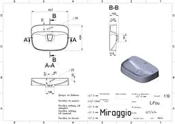 Умивальник Miraggio Lifou mirasoft 0001097, Білий матовий - мініатюра 5