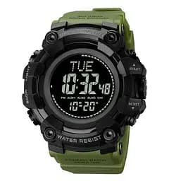 Чоловічий спортивний годинник Skmei 2037 з компасом (Зелений)