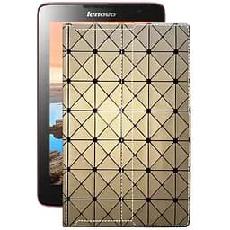 Чехол StatusCASE из экокожи для планшета Lenovo Idea Pad A5500 8 Золотой ромб