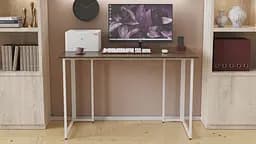 Письмовий стіл Ferrum-decor Ханна 75x120x60 білий ДСП Дуб Сонома Трюфель 16мм (FRD-104002) - мініатюра 4