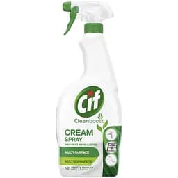 Спрей для чистки кухни Cif Cleanboost Cream Spray Для разных видов поверхностей 700 мл (8720182836403)
