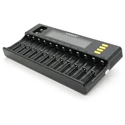 ЗУ універсальне Liitokala Lii-S12, 12+2 каналів, Ni-Mh/Li-ion/LiFePo4/крона, 220V/12V, LED+LCD, Box