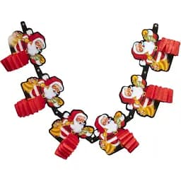 Гирлянда-растяжка Devilon Дед Мороз 270 см красная с белым (610075)