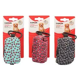 Брелок-диспенсер Camon для пакетов для собачьих фекалий на 20 пакетов в ассортименте (B523/U)