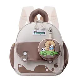 Рюкзак детский с кошельком Капибара, 26x21x10 см, 8013 (в ассортименте)