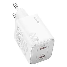 Адаптер сетевой Hoco Elogiado dual-port charger N42 2Type-C, 45W/3A, PD/QC|