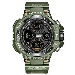 Наручний годинник чоловічий Smael 8022 Army Green (15206)