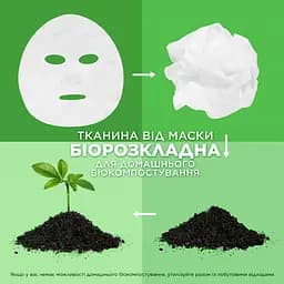 Тканинна маска Garnier Skin Naturals Чиста Шкіра для жирної та проблемної шкіри обличчя 23 г - мініатюра 5