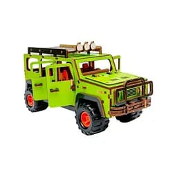 Дерев'яний 3D конструктор Позашляховик PuzzleOk Puz-00951 123 деталі - мініатюра 5