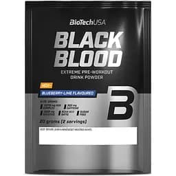 Предтреник BiotechUSA Black Blood NOX+ Blueberry-lime 20 г