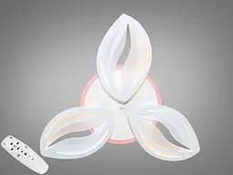 Стельовий світильник LED Diasha 8092/3WH, 65W, 4100K, білий акрил, сучасний стиль з пультом і диммером
