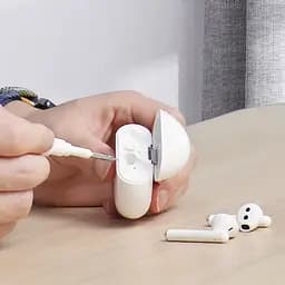 Набір для чищення навушників Xiaomi HAGiBiS Cleaning Pen For AirPods (CP01) White - мініатюра 4