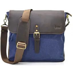 Кожаная мужская сумка через плечо TARWA 30х32х7.5 см sum0025762