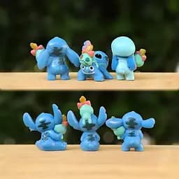 Дитячі фігурки Ліло та Стіч Lilo & Stitch 6 шт - мініатюра 3