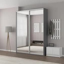 Шафа-купе Idea серія 1 180 x 60 x 240 см Антрацит Дзеркало