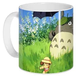 Кухоль GeekLand Мій сусід Тоторо My Neighbor Totoro у траві NT.02.026 330 мл білий