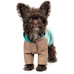 Дощовик для собак Pet Fashion Semmy S морська хвиля-капучіновий - мініатюра 2