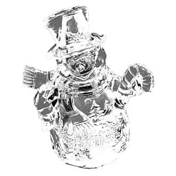 Сніговик в капелюсі, що світиться