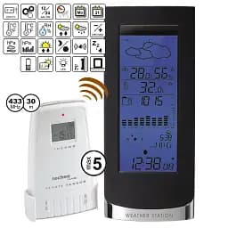 Метеостанція Technoline WS6501 Black Metall (WS6501) - мініатюра 6