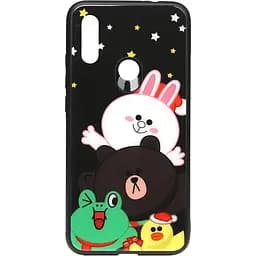 Чохол-накладка Toto Cartoon Print Glass Case Xiaomi Redmi 7 Line friends all about