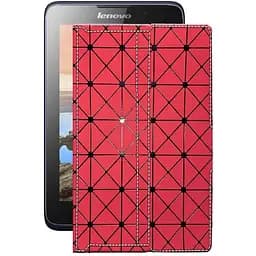 Чохол StatusCASE з екошкіри для планшету Lenovo Idea Pad A3500 Червоний ромб