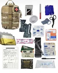 Аптечка укомплектована №3 в підсумку зі швидким скидом