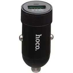 Автомобільний зарядний пристрій Hoco Z32 1USB QC3.0 Black 4A