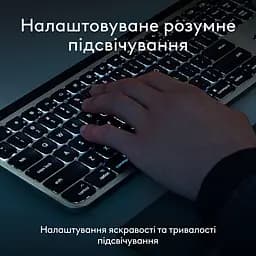 Клавіатура Logitech MX Keys S for Mac Space Grey (920-011637) [138844] - мініатюра 7