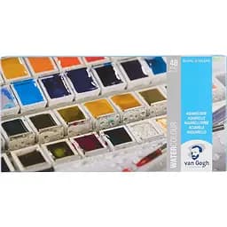 Набір акварельних фарб Van Gogh 48 кювет+пензлик Royal Talens