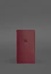 Кожаный чехол для iPhone 11 Бордовый