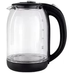 Чайник электрический XPRO 7833 на подставке стеклянный черный (41033-RAF 7833)
