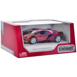 Інерційна машинка Kinsmart KT5431W Lamborghini Sian FKP 37 металева 1:32 червоний