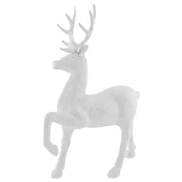 Елочная игрушка MIS LT Олень Благородный большой 15х7х20 см белый