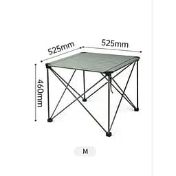Складний стіл Naturehike CNK2450JJ013, M, алюміній, сірий - мініатюра 2