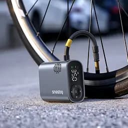 Автомобільний насос Baseus PrimeTrip Series Portable Bike Pump Cosmic Black (C11169000121-00) - мініатюра 9