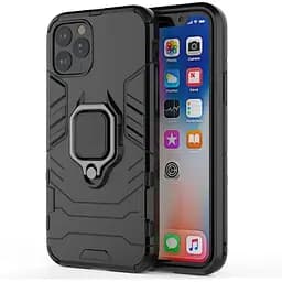 Чохол бампер Primolux Ring Armor для Apple iPhone 12 / 12 Pro Black