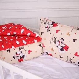 Набір антиалергенний MirSon зима Kids Time 20-0027 Mine mouse 140x205 см EcoSilk: ковдра з подушкою (2200009664069)