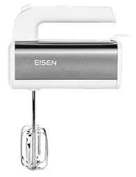 Міксер Eisen EHM-55W, White, 550W, ручний, 5 швидкостей, винчики, гаки для замісу тесту, захист від перегріву - мініатюра 2