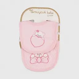 Слюнявчик для дівчинки Tomuycuk 40178 Рожевий (2000990302168A)