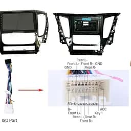 Штатна автомагнітола XPRO Mitsubishi Pajero 2016-2018 (9") +CAN Android 10.1 (4/32) чорна (MER-14121_5463) - мініатюра 5