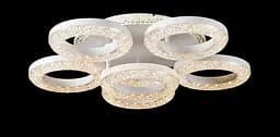 Люстра стельова LED Splendid Ray LT8003/5+1, 144W, білий, сучасний стиль з пультом - мініатюра 3