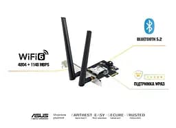 Адаптер WiFi PCE-AX1800 AX1800, PCI-Express x1, BT5.2 Asus teh0017376 - мініатюра 7