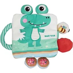 Текстильна іграшка-книжка Baby Team з брязкальцем (8721)