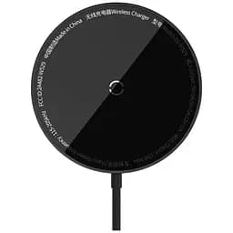 Беспроводное зарядное устройство Baseus Simple Mini3 Magnetic Wireless Charger 15W Black (CCJJ040001) [93372]