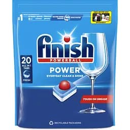 Таблетки для посудомийних машин Finish Powerball All in One Max, 20 шт.