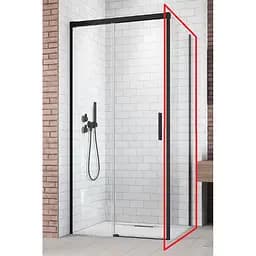 Душевая стенка Radaway Idea Black S1 100x200 боковая правая часть (387052-54-01R)