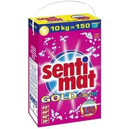 Стиральный порошок Sentimat Gold Color - для цветных вещей, 150 стирок, 10 кг