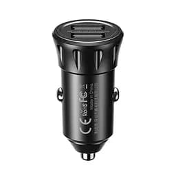 Зарядка авто REAMX Vanguard Series 2.4A Car Charger RCC236 чорний