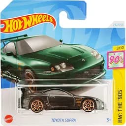 Базова машинка Hot Wheels HW The 90S Toyota Supra темно-зелена (5785)     